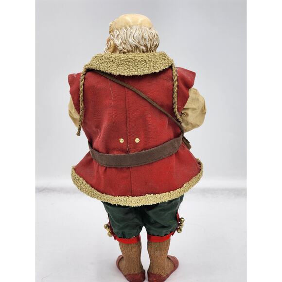 Midwest Importers Of Cannon Falls Santa Toymaker Holding Pinocchio Christmas 10" - Picture 12 of 16